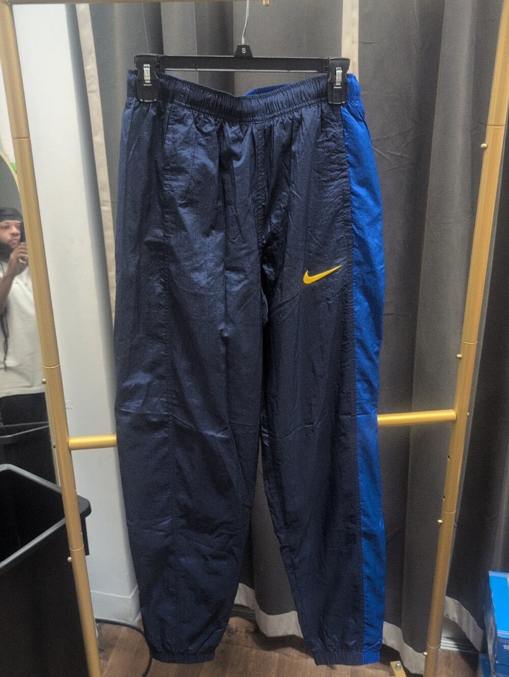Men' Repel Total 90 Track Pants Navy/Game Royal/Lightening Size Small NWT